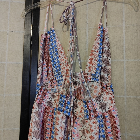 Lulu's Halter Maxi Length Dress Size L - Picture 7 of 16